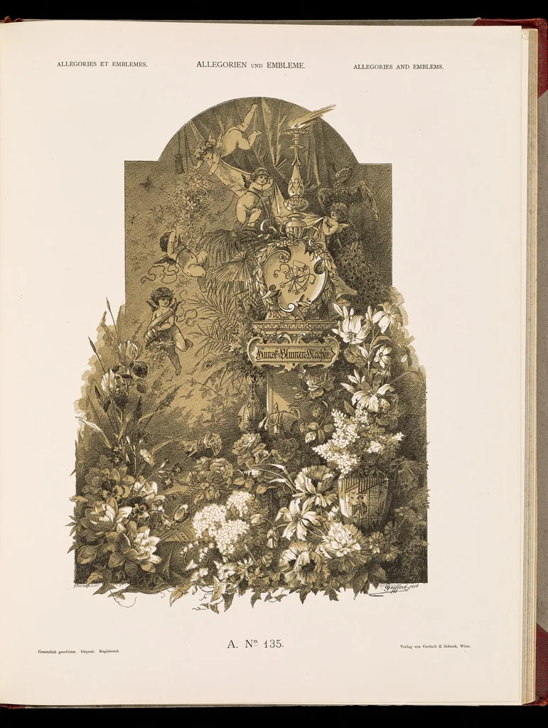 An illustration from Allegorien und Embleme, 1882, leaf 312