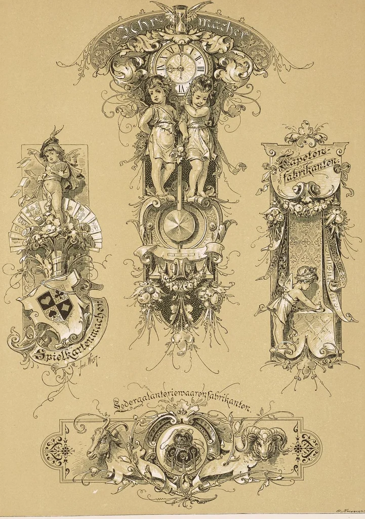 An illustration from Allegorien und Embleme, 1882, leaf 340