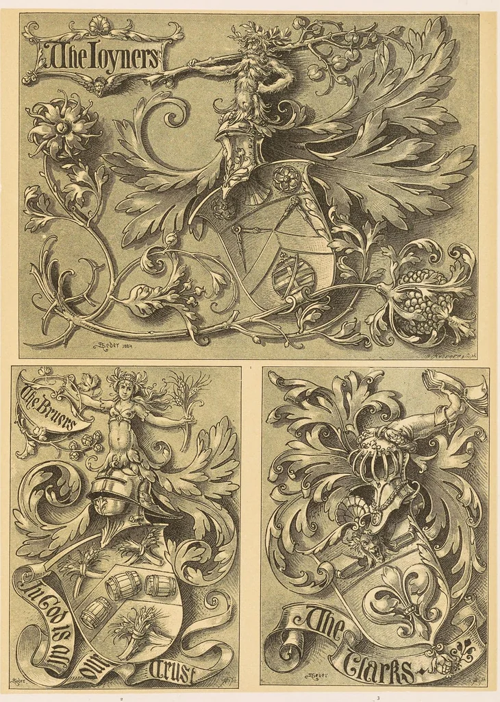 An illustration from Allegorien und Embleme, 1882, leaf 350