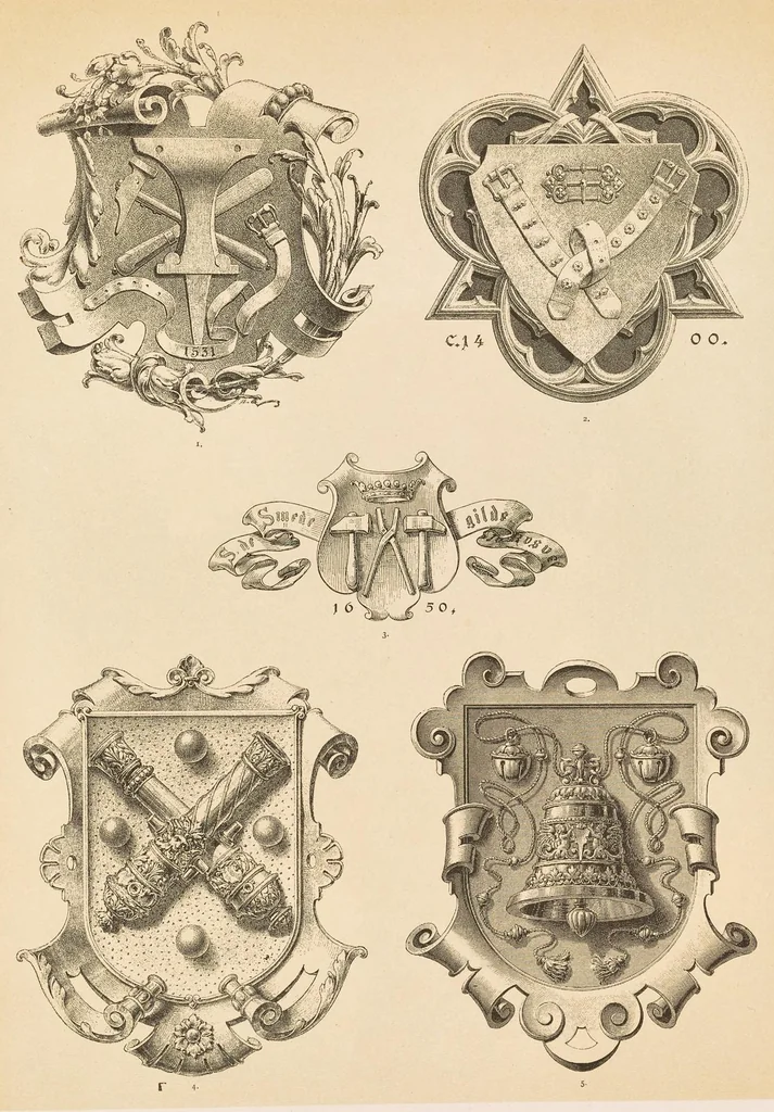 An illustration from Allegorien und Embleme, 1882, leaf 52