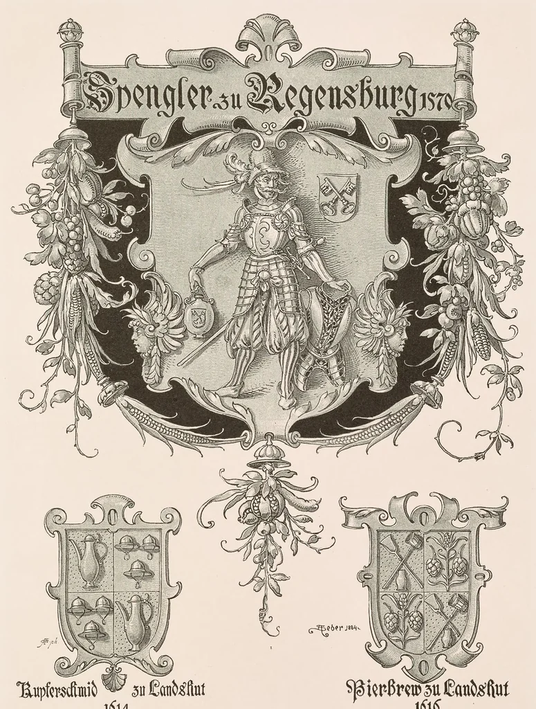 An illustration from Allegorien und Embleme, 1882, leaf 80