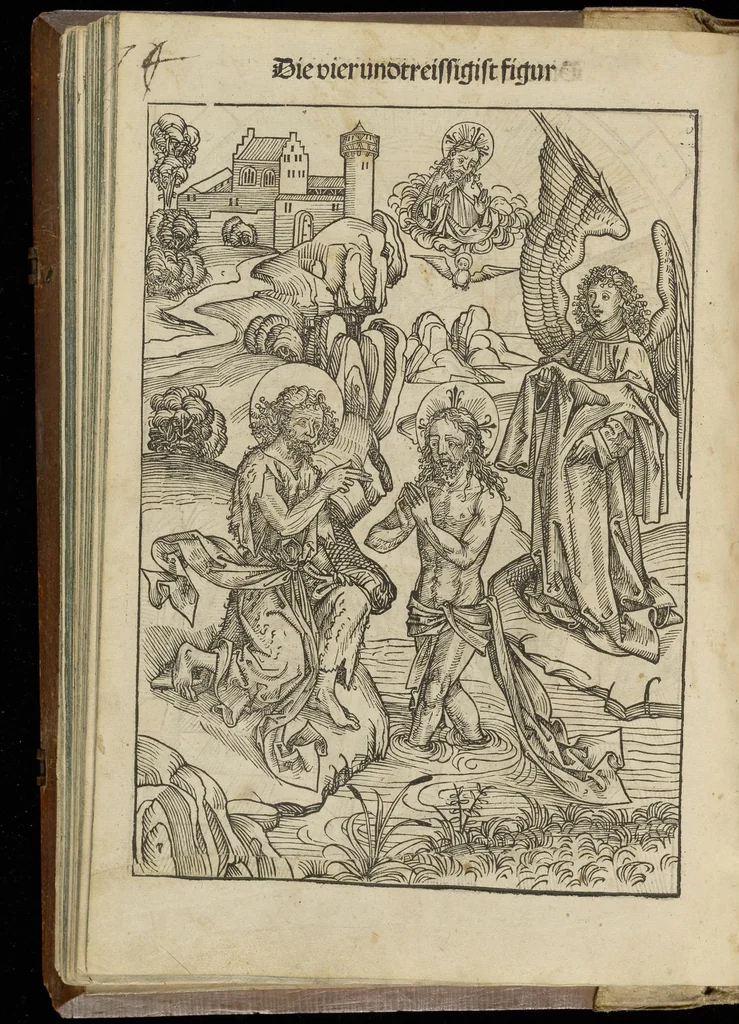 An illustration from Schatzbehalter, oder, Schrein der wahren Reichtümer des Heils unnd ewyger Seligkeit genant ..., leaf 155