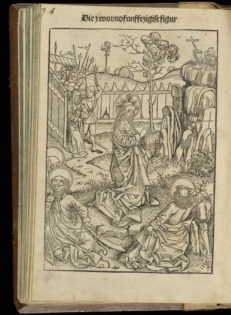 An illustration from Schatzbehalter, oder, Schrein der wahren Reichtümer des Heils unnd ewyger Seligkeit genant ..., leaf 203