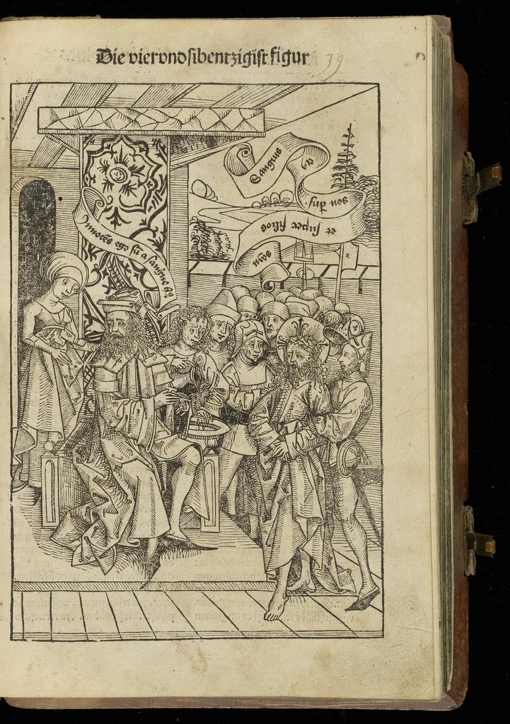 An illustration from Schatzbehalter, oder, Schrein der wahren Reichtümer des Heils unnd ewyger Seligkeit genant ..., leaf 288