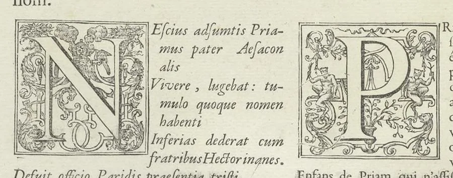 An illustration from Les Métamorphoses d'Ovide : en latin, traduites en françois, avec des remarques, et des explications historiques, 1732, leaf 149