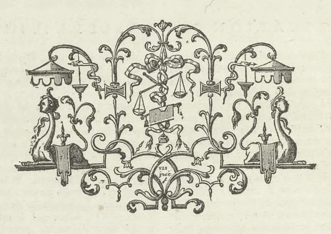 An illustration from Les Métamorphoses d'Ovide : en latin, traduites en françois, avec des remarques, et des explications historiques, 1732, leaf 185