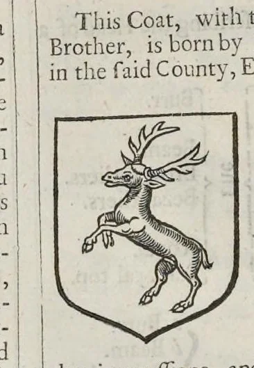 An illustration from A display of heraldry : manifesting a more easie access to the knowledge thereof than hath been hitherto published by any, through the benefit of method, 1679, leaf 143