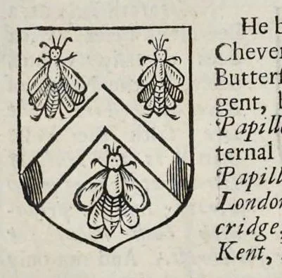An illustration from A display of heraldry : manifesting a more easie access to the knowledge thereof than hath been hitherto published by any, through the benefit of method, 1679, leaf 191