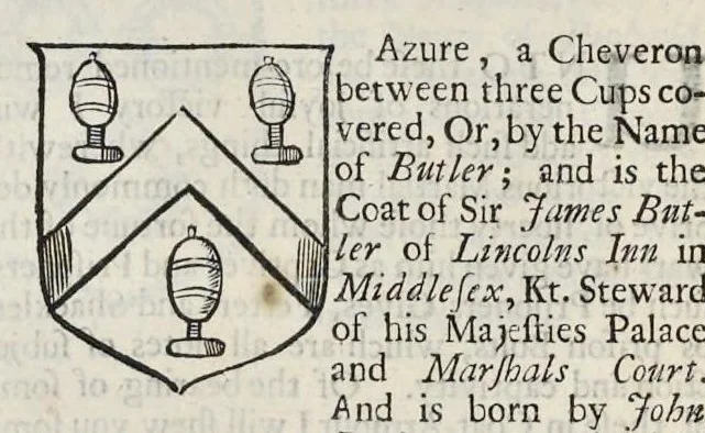 An illustration from A display of heraldry : manifesting a more easie access to the knowledge thereof than hath been hitherto published by any, through the benefit of method, 1679, leaf 277