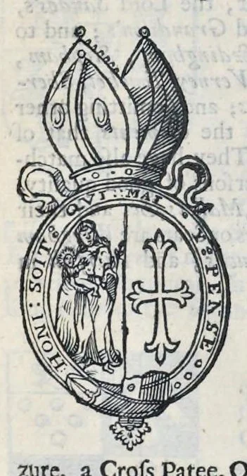 An illustration from A display of heraldry : manifesting a more easie access to the knowledge thereof than hath been hitherto published by any, through the benefit of method, 1679, leaf 304