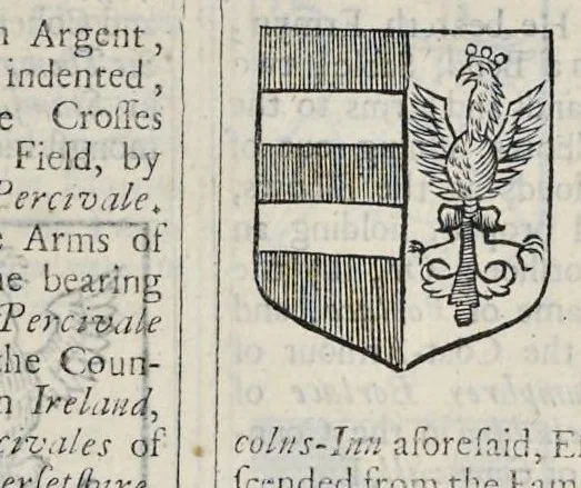 An illustration from A display of heraldry : manifesting a more easie access to the knowledge thereof than hath been hitherto published by any, through the benefit of method, 1679, leaf 332