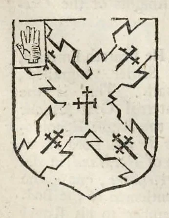 An illustration from A display of heraldry : manifesting a more easie access to the knowledge thereof than hath been hitherto published by any, through the benefit of method, 1679, leaf 81