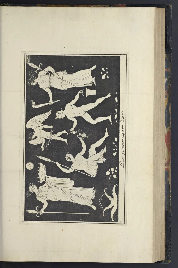 An illustration from Picturae Etruscorum in vasculis nunc primum in unum collectae explicationibus, et dissertationibus inlustratae, 1767, leaf 200