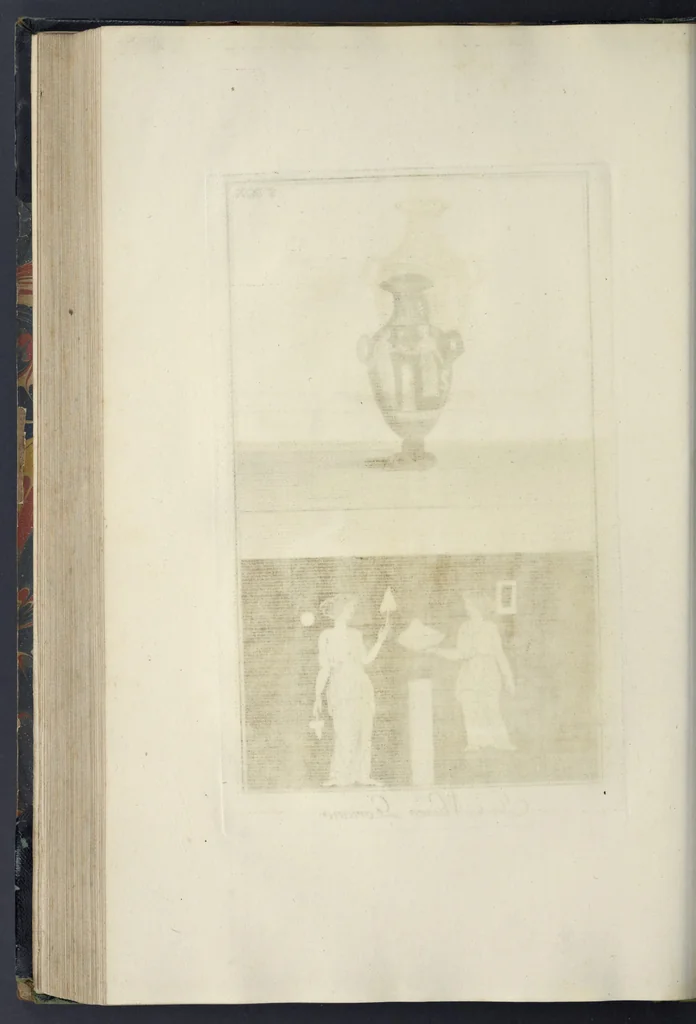 An illustration from Picturae Etruscorum in vasculis nunc primum in unum collectae explicationibus, et dissertationibus inlustratae, 1767, leaf 235