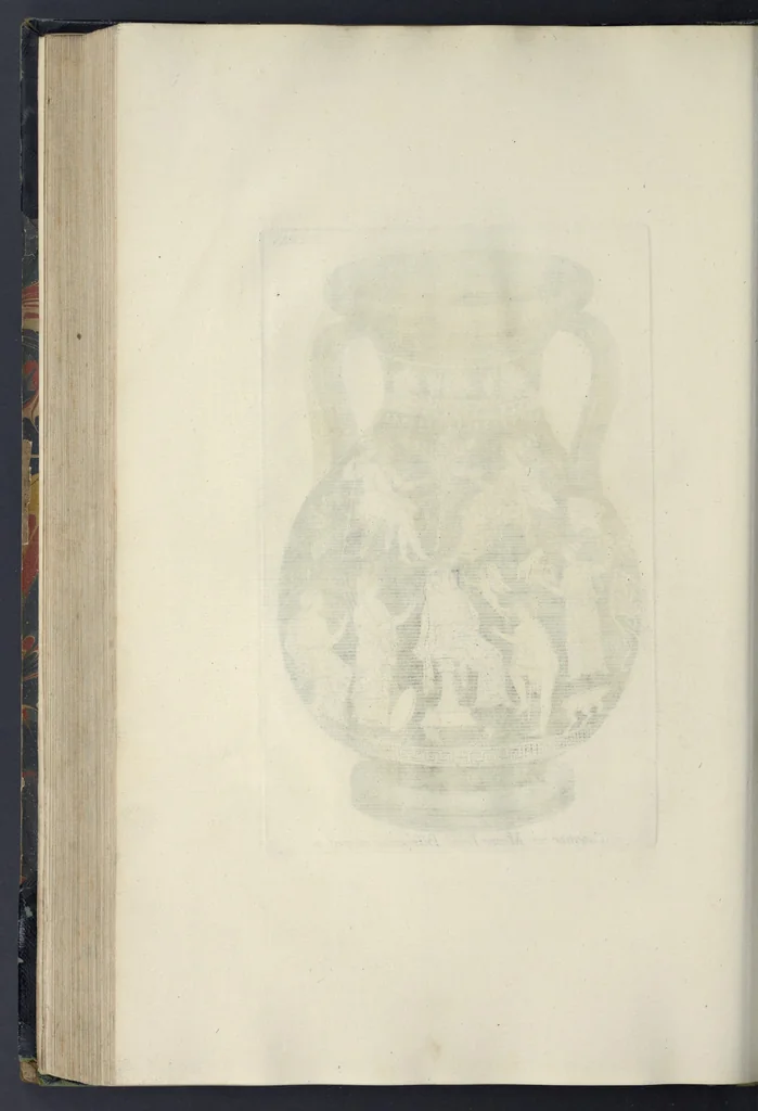 An illustration from Picturae Etruscorum in vasculis nunc primum in unum collectae explicationibus, et dissertationibus inlustratae, 1767, leaf 265