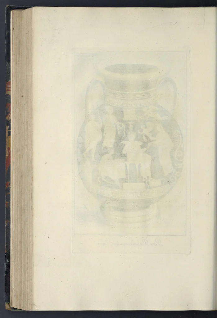 An illustration from Picturae Etruscorum in vasculis nunc primum in unum collectae explicationibus, et dissertationibus inlustratae, 1767, leaf 271
