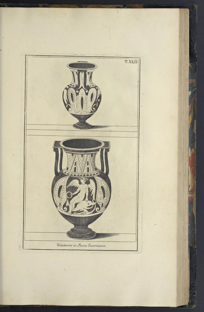 An illustration from Picturae Etruscorum in vasculis nunc primum in unum collectae explicationibus, et dissertationibus inlustratae, 1767, leaf 278