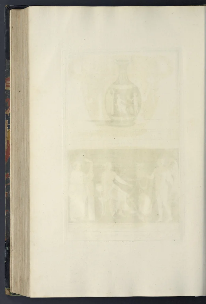 An illustration from Picturae Etruscorum in vasculis nunc primum in unum collectae explicationibus, et dissertationibus inlustratae, 1767, leaf 335
