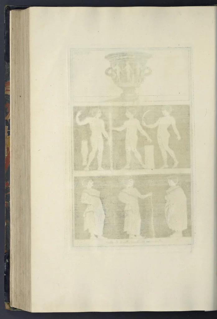 An illustration from Picturae Etruscorum in vasculis nunc primum in unum collectae explicationibus, et dissertationibus inlustratae, 1767, leaf 339