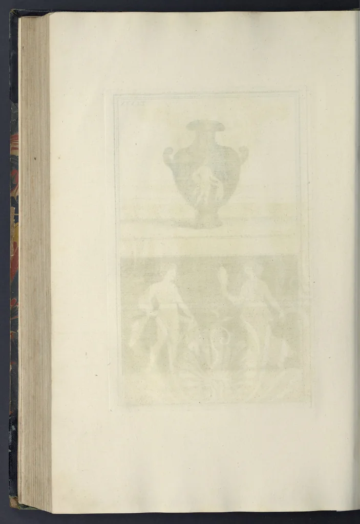 An illustration from Picturae Etruscorum in vasculis nunc primum in unum collectae explicationibus, et dissertationibus inlustratae, 1767, leaf 355