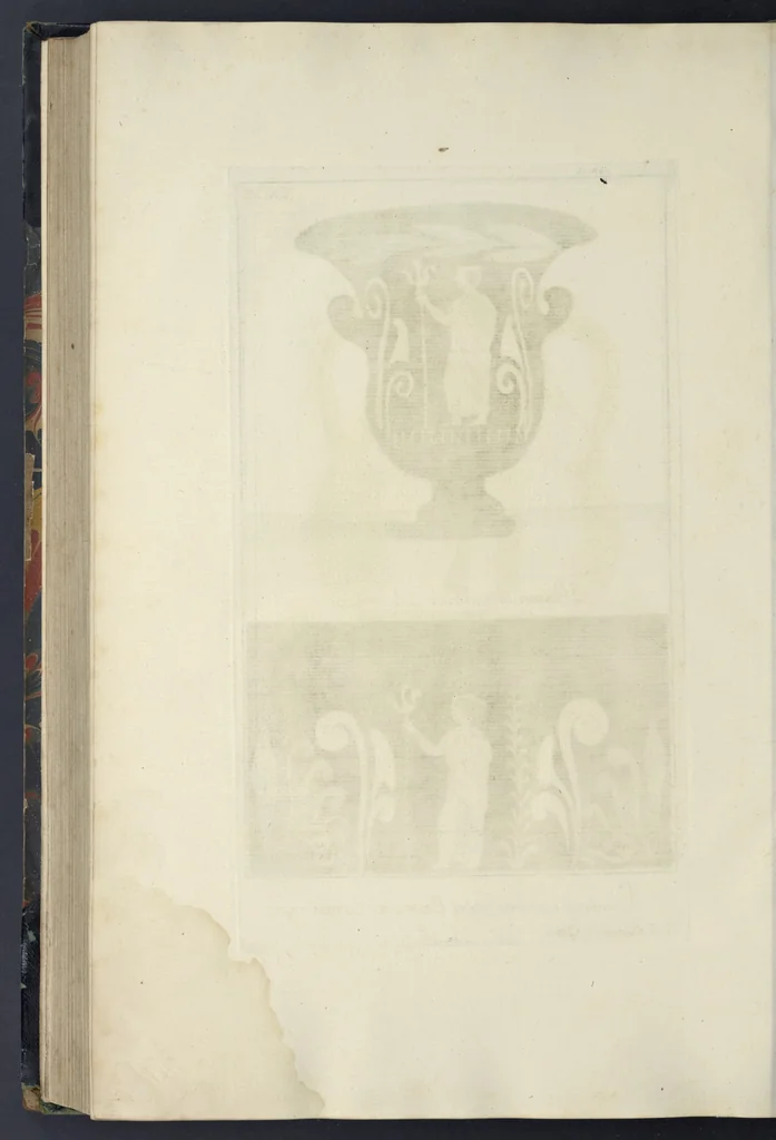 An illustration from Picturae Etruscorum in vasculis nunc primum in unum collectae explicationibus, et dissertationibus inlustratae, 1767, leaf 385