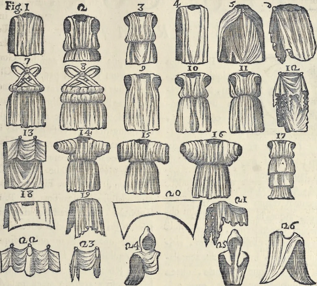 An illustration from Picturae Etruscorum in vasculis nunc primum in unum collectae explicationibus, et dissertationibus inlustratae, 1767, leaf 70