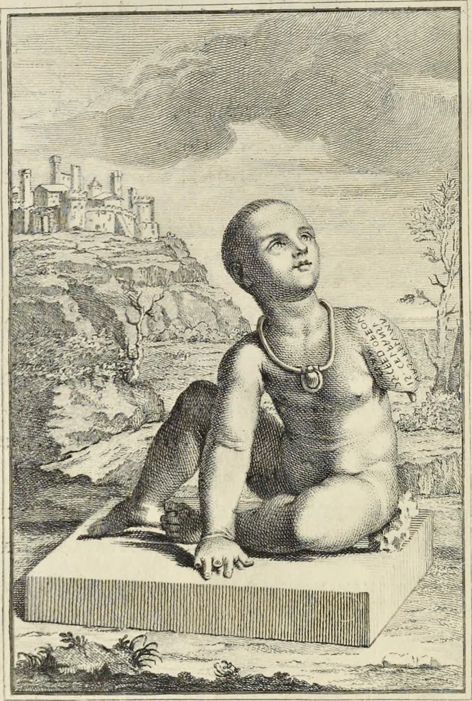 An illustration from Picturae Etruscorum in vasculis nunc primum in unum collectae explicationibus, et dissertationibus inlustratae, 1767, leaf 129