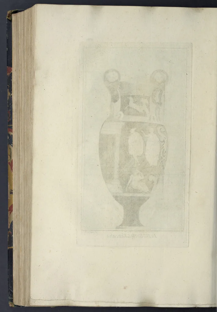 An illustration from Picturae Etruscorum in vasculis nunc primum in unum collectae explicationibus, et dissertationibus inlustratae, 1767, leaf 373