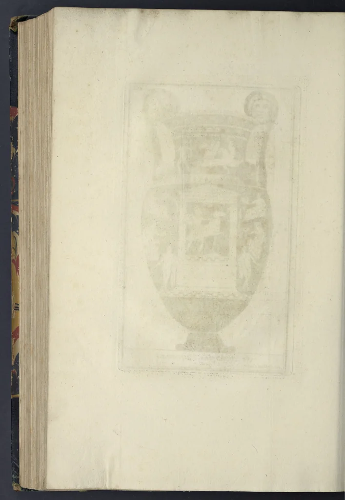 An illustration from Picturae Etruscorum in vasculis nunc primum in unum collectae explicationibus, et dissertationibus inlustratae, 1767, leaf 383