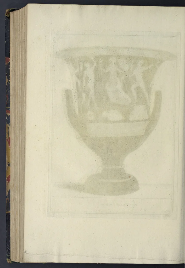 An illustration from Picturae Etruscorum in vasculis nunc primum in unum collectae explicationibus, et dissertationibus inlustratae, 1767, leaf 397