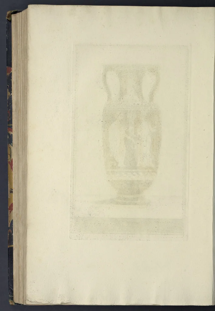 An illustration from Picturae Etruscorum in vasculis nunc primum in unum collectae explicationibus, et dissertationibus inlustratae, 1767, leaf 423