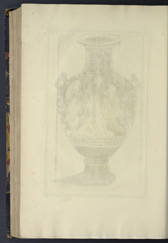 An illustration from Picturae Etruscorum in vasculis nunc primum in unum collectae explicationibus, et dissertationibus inlustratae, 1767, leaf 429