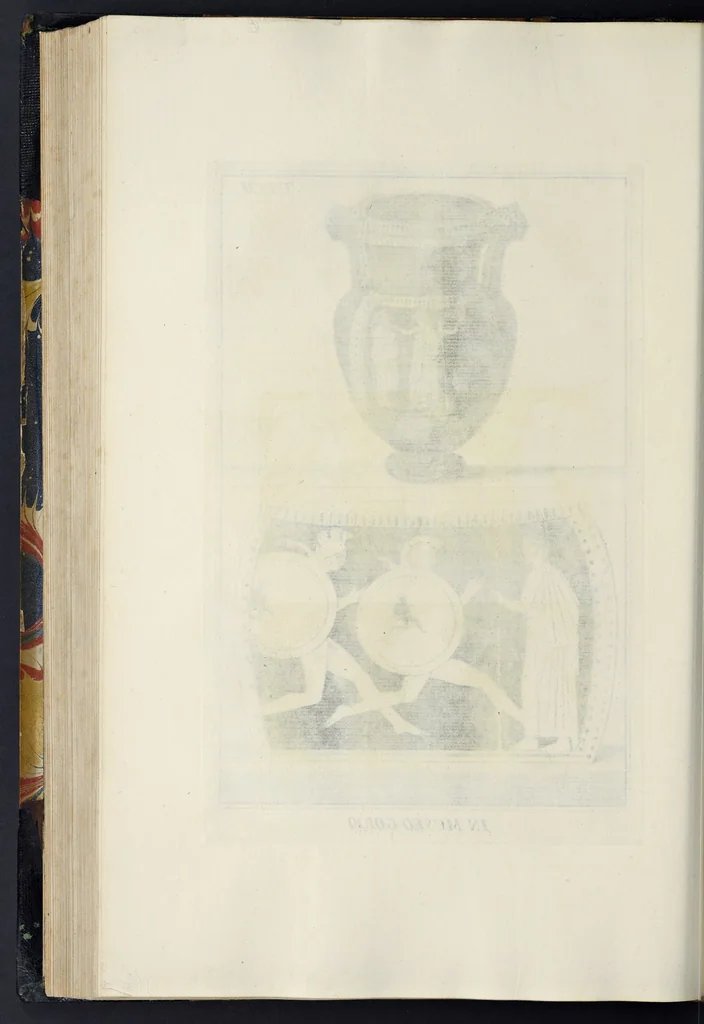 An illustration from Picturae Etruscorum in vasculis nunc primum in unum collectae explicationibus, et dissertationibus inlustratae, 1767, leaf 195