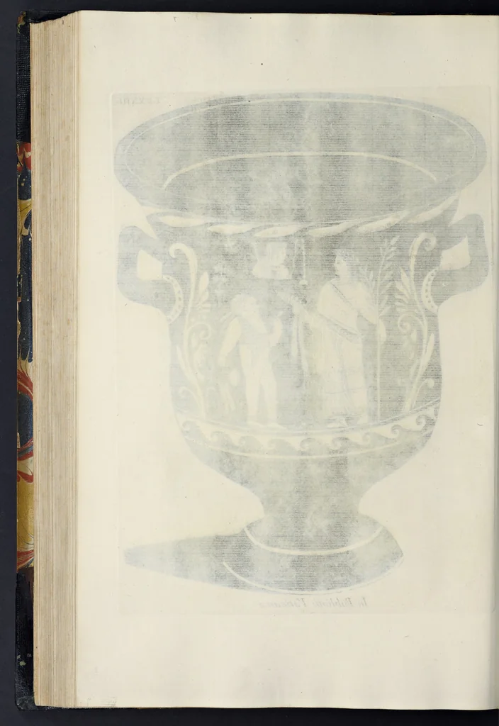 An illustration from Picturae Etruscorum in vasculis nunc primum in unum collectae explicationibus, et dissertationibus inlustratae, 1767, leaf 227