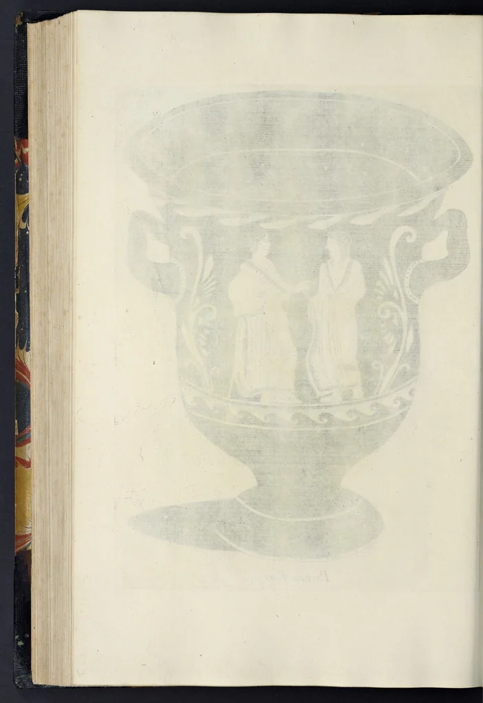 An illustration from Picturae Etruscorum in vasculis nunc primum in unum collectae explicationibus, et dissertationibus inlustratae, 1767, leaf 229