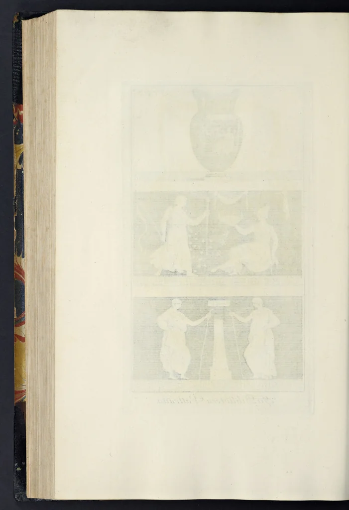 An illustration from Picturae Etruscorum in vasculis nunc primum in unum collectae explicationibus, et dissertationibus inlustratae, 1767, leaf 263