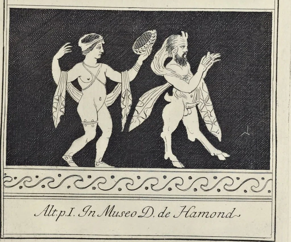 An illustration from Picturae Etruscorum in vasculis nunc primum in unum collectae explicationibus, et dissertationibus inlustratae, 1767, leaf 272