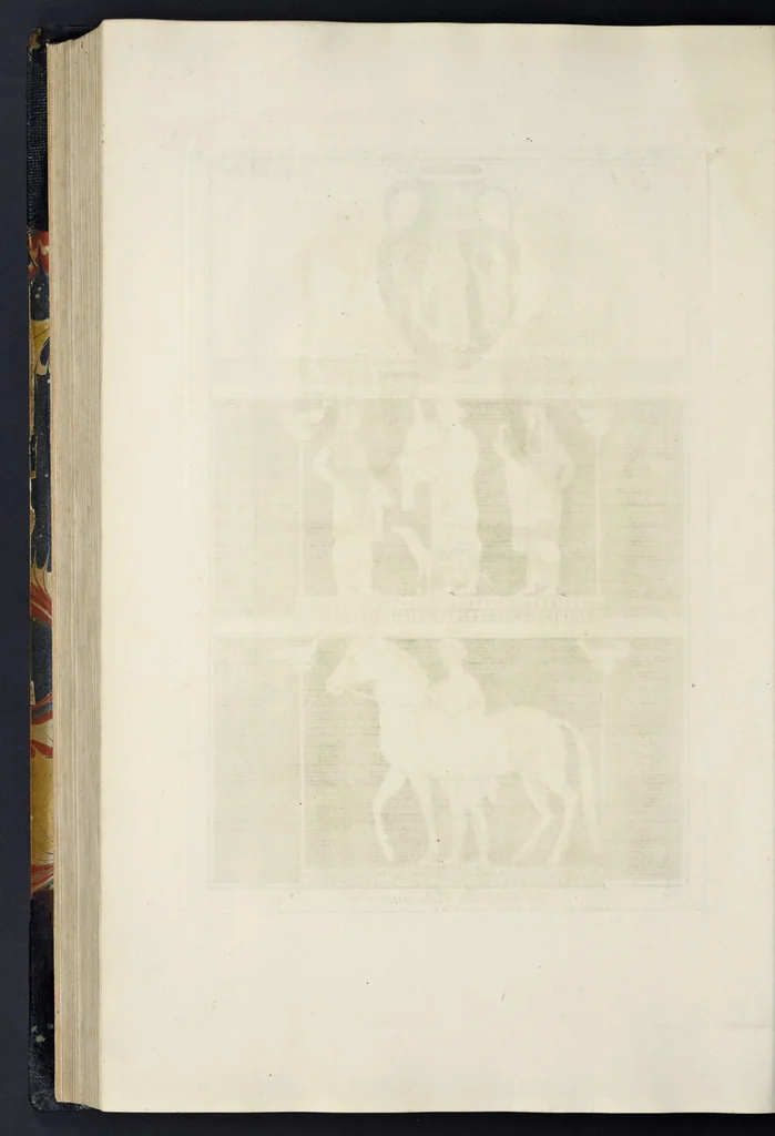 An illustration from Picturae Etruscorum in vasculis nunc primum in unum collectae explicationibus, et dissertationibus inlustratae, 1767, leaf 343