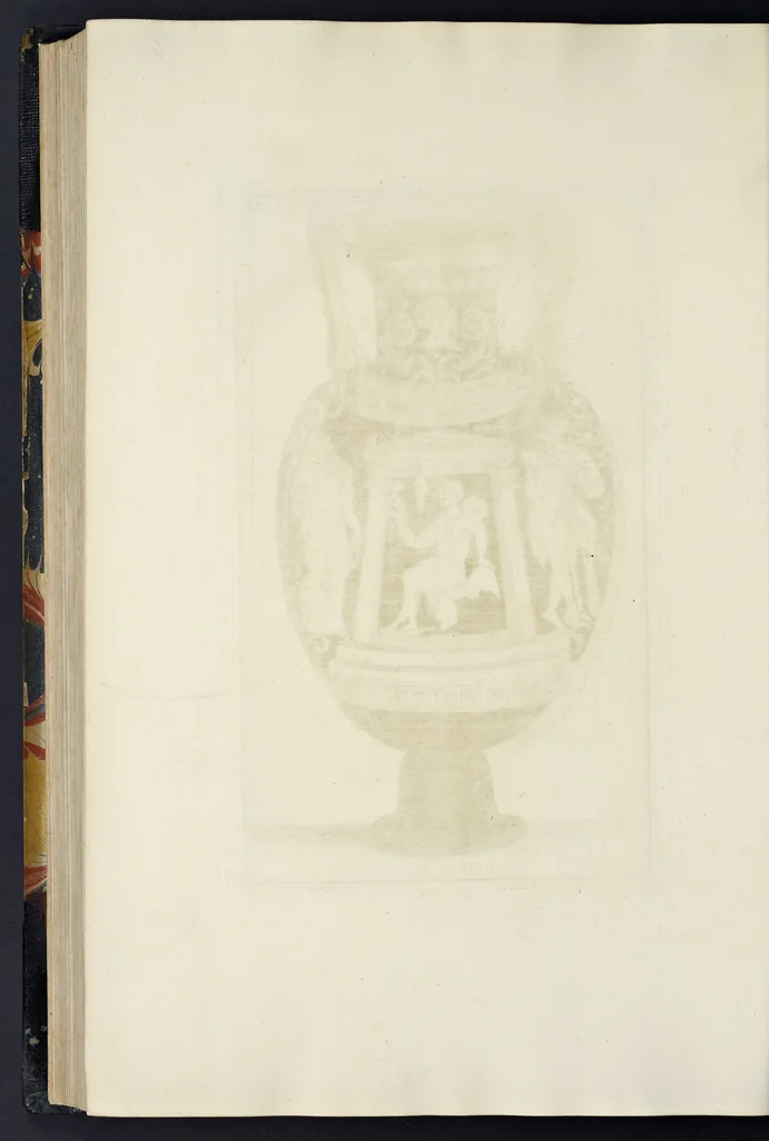 An illustration from Picturae Etruscorum in vasculis nunc primum in unum collectae explicationibus, et dissertationibus inlustratae, 1767, leaf 365