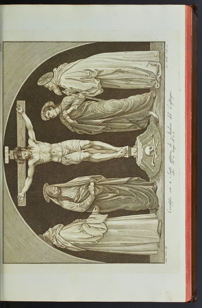 An illustration from L'Etruria pittrice, ovvero, Storia della pittura toscana, dedotta dai suoi monumenti che si esibiscono in stampa dal secolo X. fino al presente, 1791, leaf 102