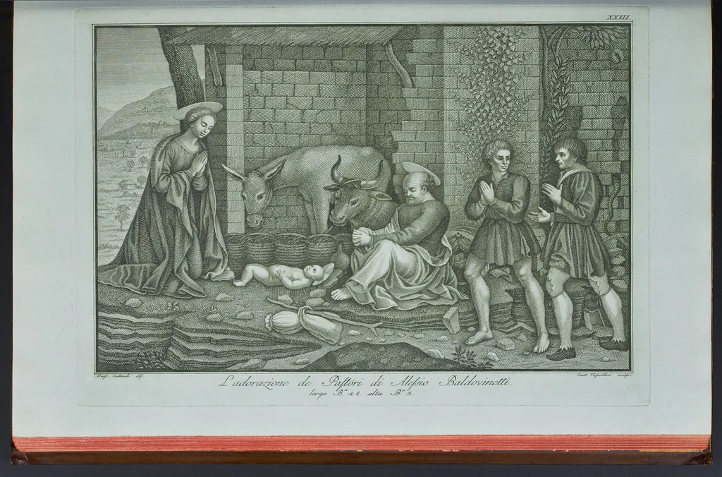 An illustration from L'Etruria pittrice, ovvero, Storia della pittura toscana, dedotta dai suoi monumenti che si esibiscono in stampa dal secolo X. fino al presente, 1791, leaf 106