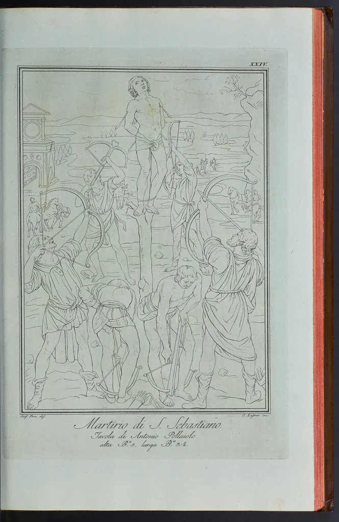 An illustration from L'Etruria pittrice, ovvero, Storia della pittura toscana, dedotta dai suoi monumenti che si esibiscono in stampa dal secolo X. fino al presente, 1791, leaf 110