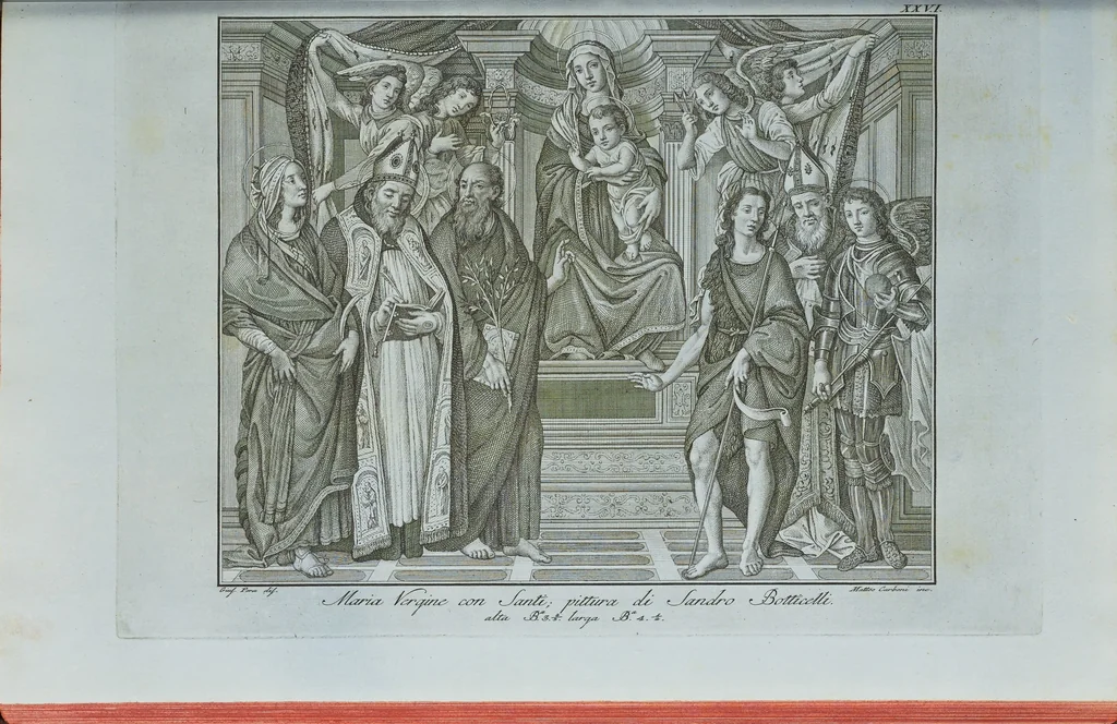 An illustration from L'Etruria pittrice, ovvero, Storia della pittura toscana, dedotta dai suoi monumenti che si esibiscono in stampa dal secolo X. fino al presente, 1791, leaf 120