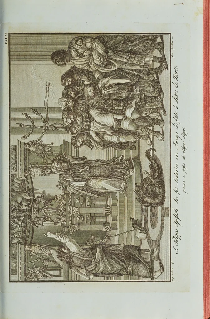 An illustration from L'Etruria pittrice, ovvero, Storia della pittura toscana, dedotta dai suoi monumenti che si esibiscono in stampa dal secolo X. fino al presente, 1791, leaf 124