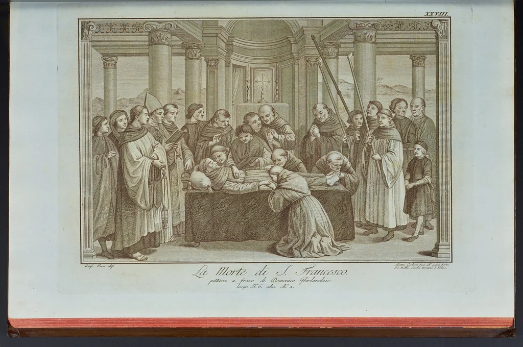 An illustration from L'Etruria pittrice, ovvero, Storia della pittura toscana, dedotta dai suoi monumenti che si esibiscono in stampa dal secolo X. fino al presente, 1791, leaf 128