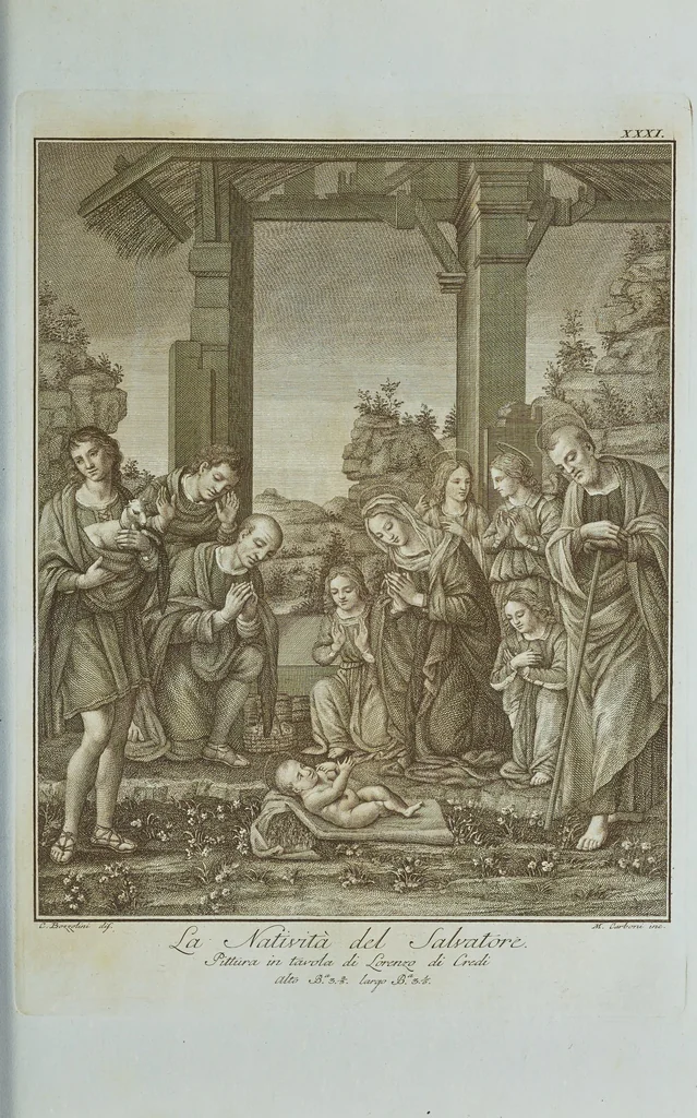 An illustration from L'Etruria pittrice, ovvero, Storia della pittura toscana, dedotta dai suoi monumenti che si esibiscono in stampa dal secolo X. fino al presente, 1791, leaf 140