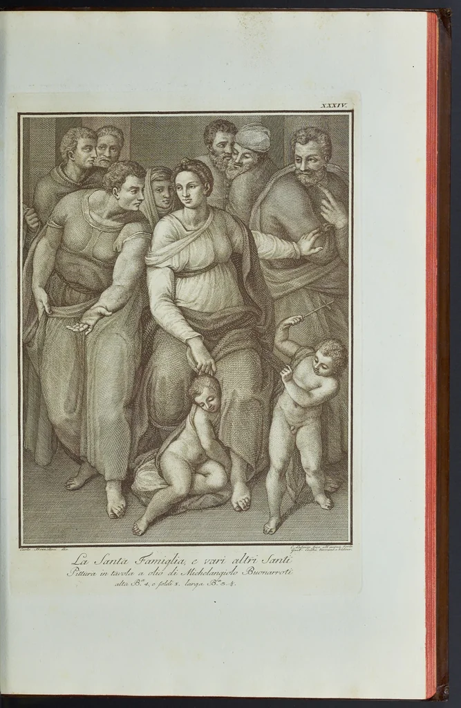 An illustration from L'Etruria pittrice, ovvero, Storia della pittura toscana, dedotta dai suoi monumenti che si esibiscono in stampa dal secolo X. fino al presente, 1791, leaf 152