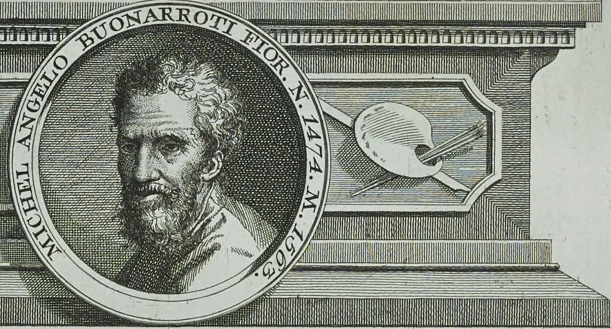 An illustration from L'Etruria pittrice, ovvero, Storia della pittura toscana, dedotta dai suoi monumenti che si esibiscono in stampa dal secolo X. fino al presente, 1791, leaf 154