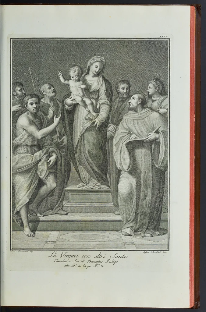 An illustration from L'Etruria pittrice, ovvero, Storia della pittura toscana, dedotta dai suoi monumenti che si esibiscono in stampa dal secolo X. fino al presente, 1791, leaf 156