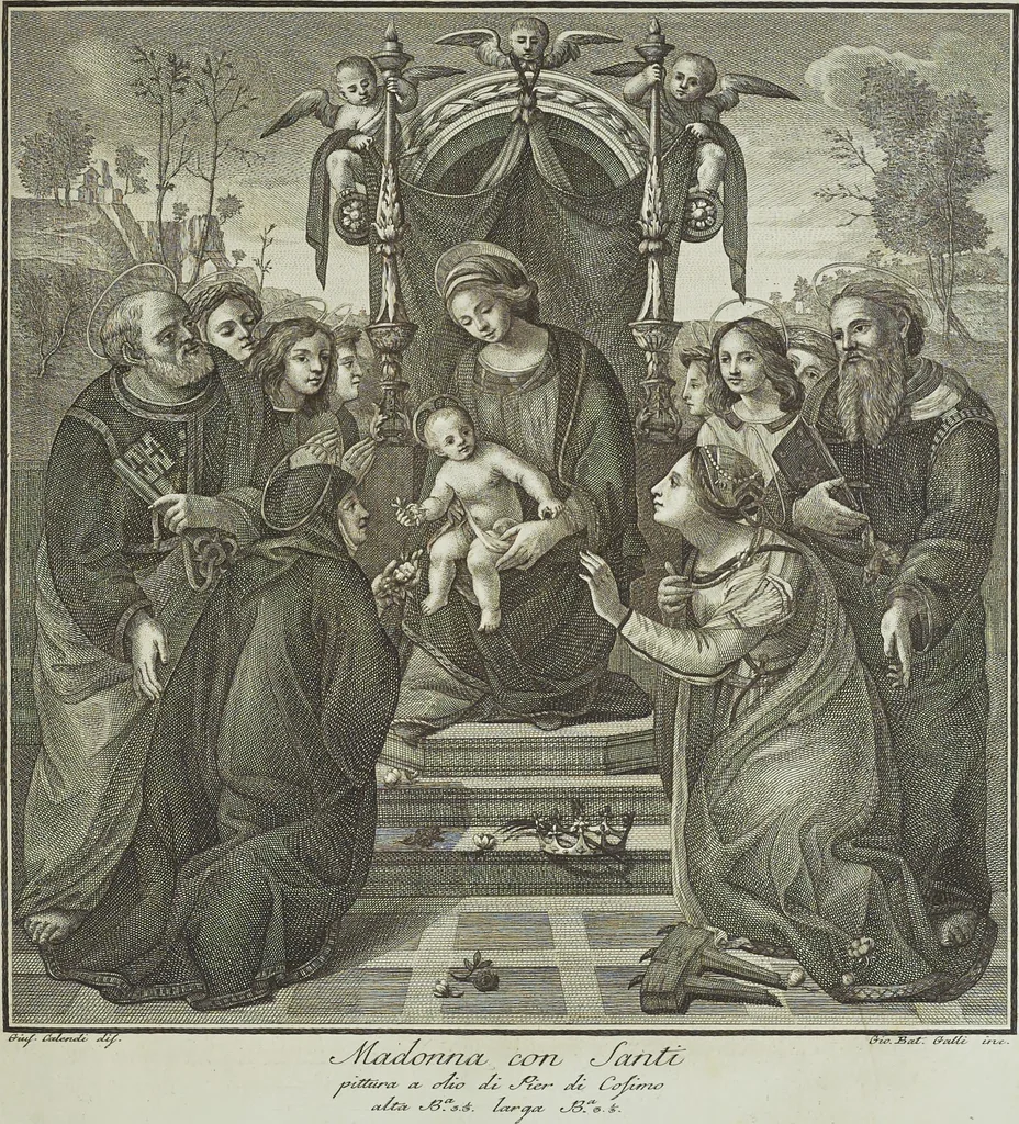 An illustration from L'Etruria pittrice, ovvero, Storia della pittura toscana, dedotta dai suoi monumenti che si esibiscono in stampa dal secolo X. fino al presente, 1791, leaf 164